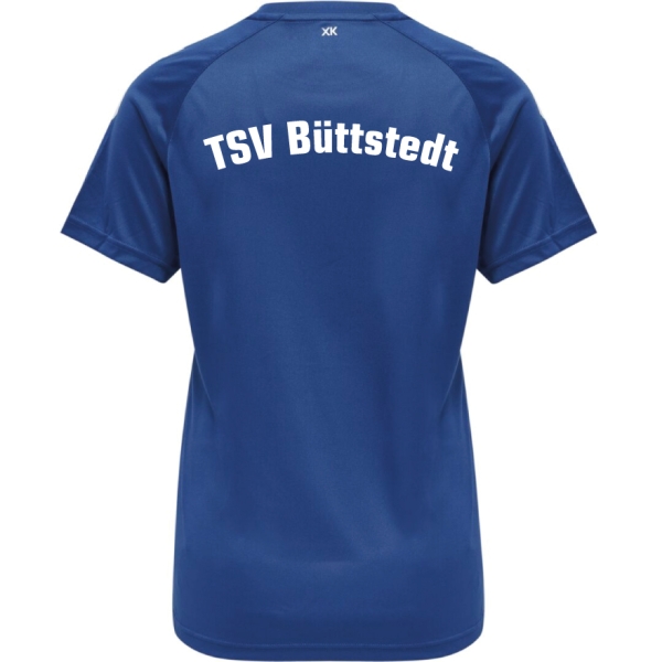 Damen Trainingsshirt TSV Büttstedt - Hummel Core XK Poly Shirt - True Blue